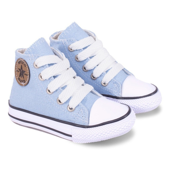 Zapatillas Stars Botas Wees Kids Lona Celeste  Del 17 Al 26