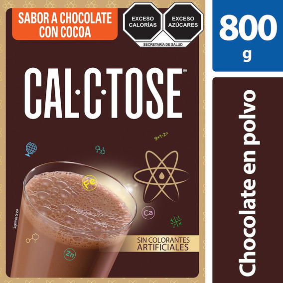  Cal-C-Tose chocolate en polvo con 26 nutrimentos 800g