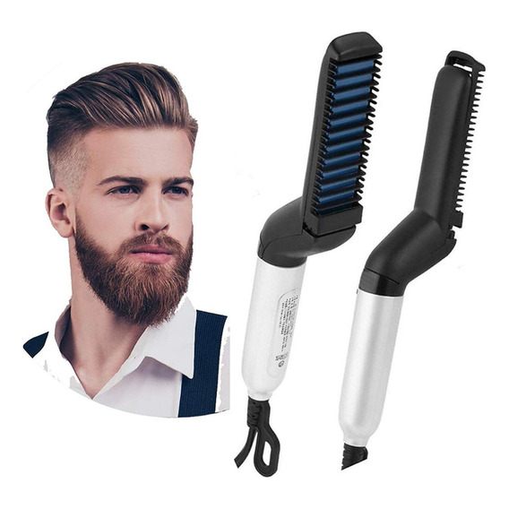 Peina Modelado Alisador Cepillo Plancha Barba Cabello Hombre