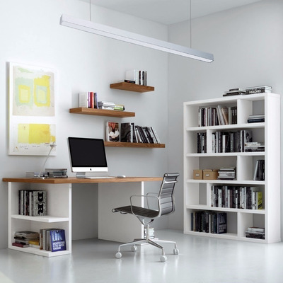 Colgante Para Tubo Led Line Moderno Oficina Estudio