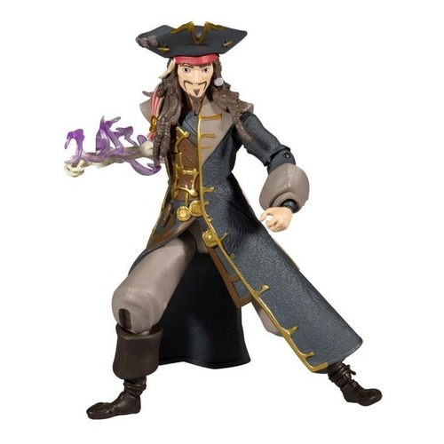 Figura Jack Sparrow Mirror Verse Mcfarlane Original Disney 
