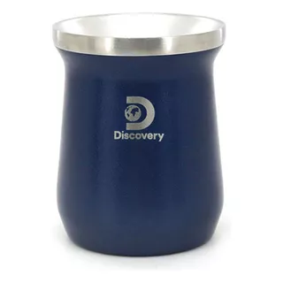 Mate De Acero Térmico Antiderrame Irrompible Discovery Vaso Color Azul