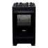 Fogão 4 Bocas Dako Supreme Glass Preto Mesa De Vidro 127/220V