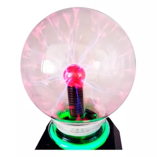 Globo De Plasma Light 25cm 110v Esfera Bola De Cristal 