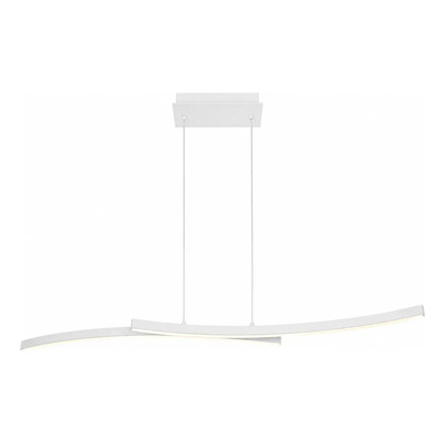 Lampara Colgante Doblan Led Cct Diseño Blanco Ldf40030-b Blanco