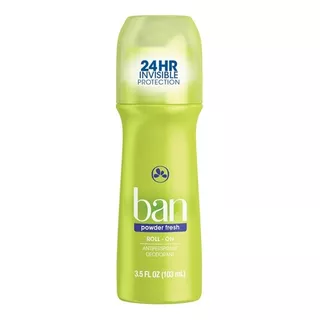 Ban Desodorante Antitranspirante Roll-on 103ml -powder Fresh