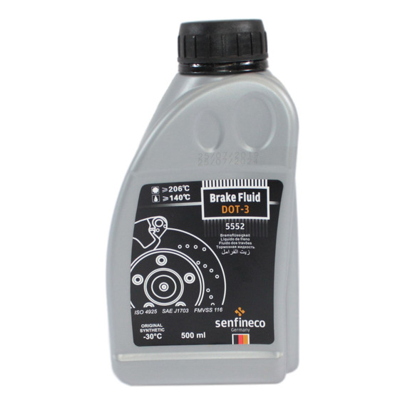 Liquido De Frenos Senfineco Dot3 500 Cc