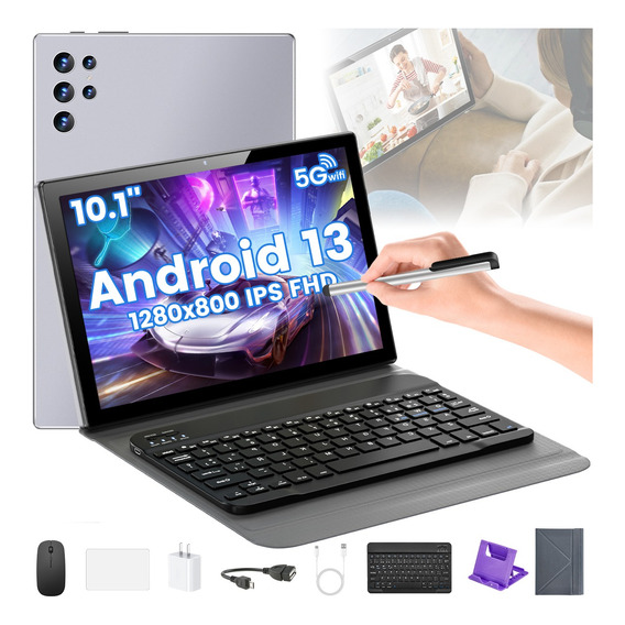 10.1 Inch Wifi Tablet Bluetooth 6+128gb 8 Núcleos Android 13