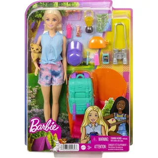 Barbie - Vamos De Camping ! Con Mochila Y Accesorios- Mattel
