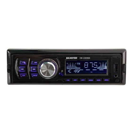Radio Auto Brax&stern 1 Din Desmontable  Bluetooth Sd Usb 