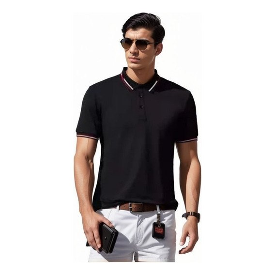 Playera Polo Hombre Manga Corta Moda Casual Camisa