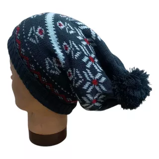 Gorro Bariloche Con Pompon En Lana Gruesa - Fundacion Fuca