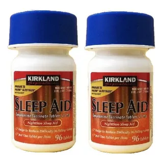 Kit 2x 96 Pz Ayuda Para Sueño Kirkland 192 Pz Auxilio Sleep