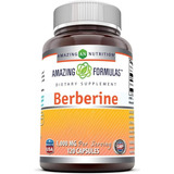 Amazing Formulas Berberina 1000 Mg Control Glucosa 120 Cápsulas