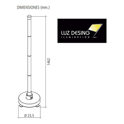 Lampara Velador De Pie Led Smart Ldp20-rgb-t Esquinero Tbcin