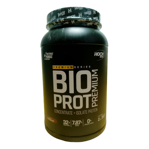 Suplemento en polvo HochSport  Premium Series Bioprot Premium proteínas sabor chocolate en pote de 907g