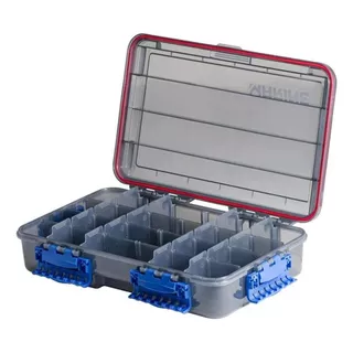 Estojo Pesca Marine Sports Tackle Box Water Resistant Mwr358 Cor Cinza-escuro