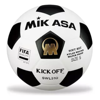 Bola De Futevôlei Mikasa Swl310 Branco E Preto Cor Branco/preto