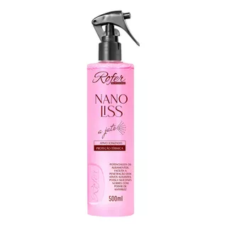 Nano Liss Rofer Profissional Shampoo Antirresíduos  Spray