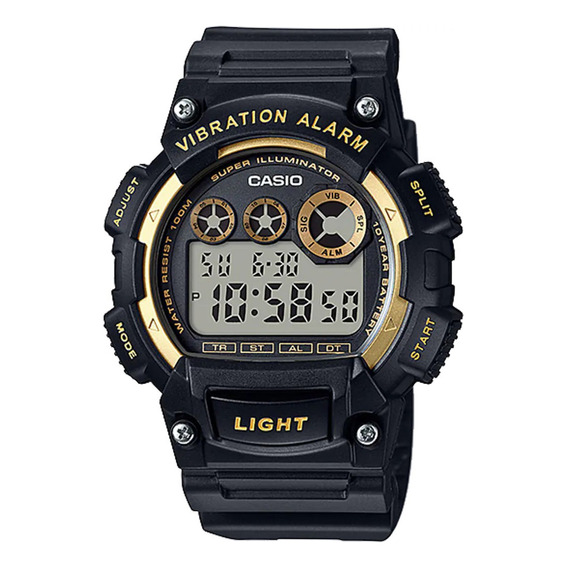 Reloj Para Hombre Casio W-735h-1a2v Negro