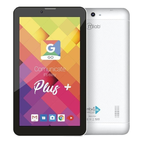 Tablet  Mlab MB4 3G Plus 7" con red móvil 16GB white y 1GB de memoria RAM 