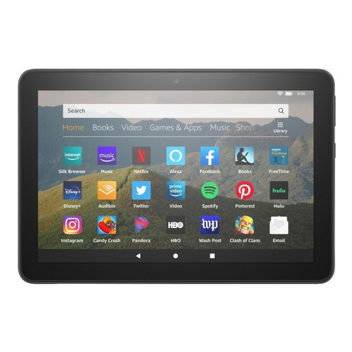 Tablet  Amazon Fire HD 8 2020 KFONWI 8" 64GB black y 2GB de memoria RAM 