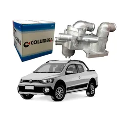  Carcaça Termostatica Aluminio Saveiro Cross 1.6 2013 A 2017