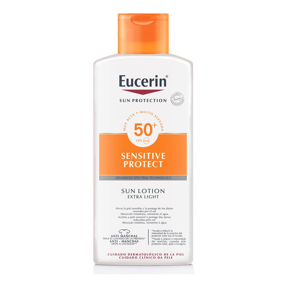 Protector Solar Eucerin Loción Textura Muy Ligera 400ml