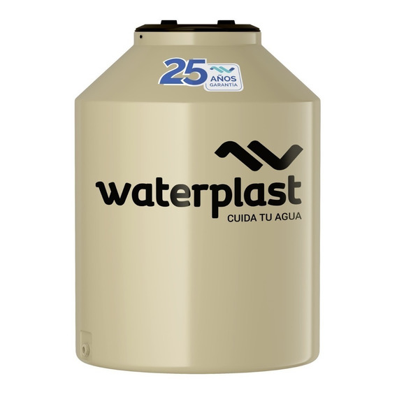 Tanque De Agua Waterplast Tricapa Color Crema 1000 Litros