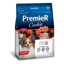 Premier Cookie Cães Ad Frutas Vermelhas E Aveia Porte Pequeno 250gr