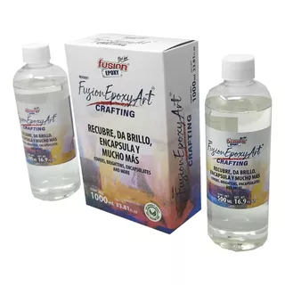 Resina Cristal Para Trabajos Artesanales 1000g