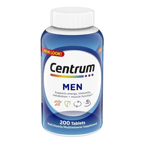 Centrum Men Hombres X 200 Tabletas Envío Inmediato