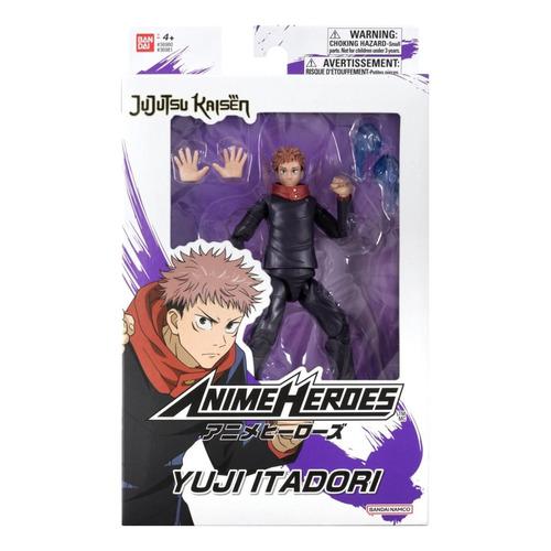 Figura De Acción Jujutsu Kaisen Anime Heroes Yuji Itadori 4