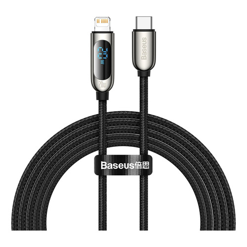 Cable Baseus Display Turbo para iPhone 14, 13, 12, 11, 2 metros