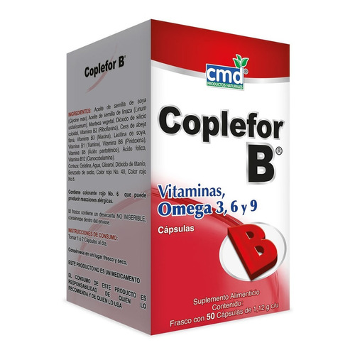 Complejo B Coplefor B 50 Cápsulas Cmd.