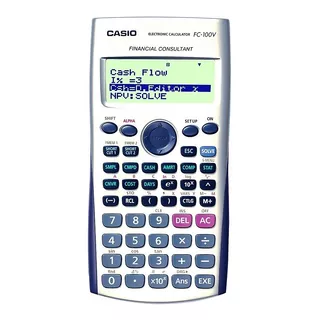 Calculadora Financiera Casio Fc-100v 4 Lin 10+2 Dig
