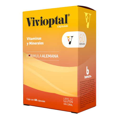 Vivioptal Vitaminas y Minerales 60 Cápsulas
