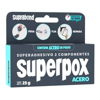 Pegamento Suprabond Superpox Acero