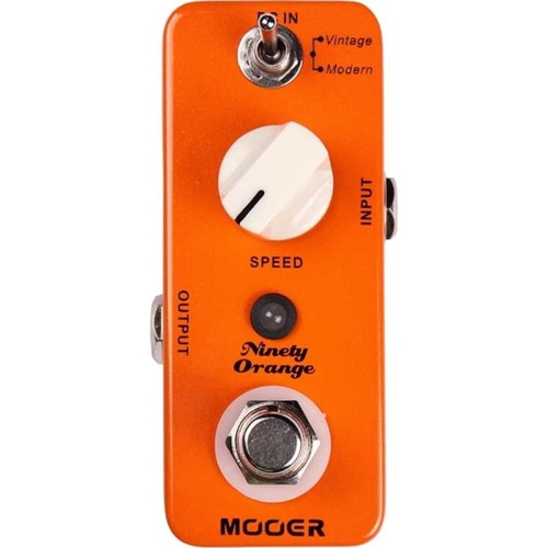 Pedal De Efecto Guitarra Mooer Ninety Orange Phaser Análogo Color Naranja