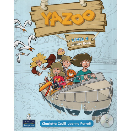Yazoo 4 - Workbook + Cd-rom, De Perrett, Jeanne. Editorial Pearson, Tapa Tapa Blanda En Inglés Internacional, 2011