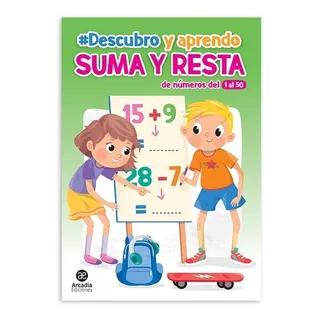 Libro Didáctico Infantil Aprender Sumar Y Restar Del 1 Al 50