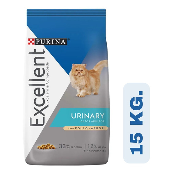 Croquetas / Alimento Excellent Urinary Para Gato ** 15 Kg **