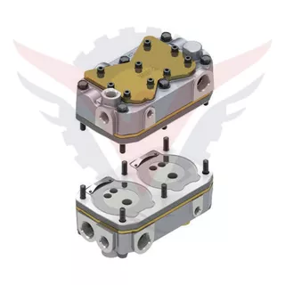 Cj. Cabeçote P/ Compressor Kgm-1278 Compatível Iveco Stralis