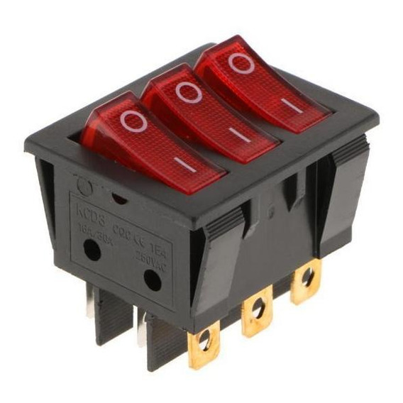 2 Interruptor De 9 Pines, Kcd3, 16a/30a 250v