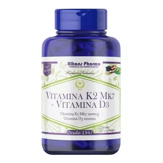 Vitamina K2 Mk7 + D3 Kit 240 Cápsulas Suplemento Natural /t