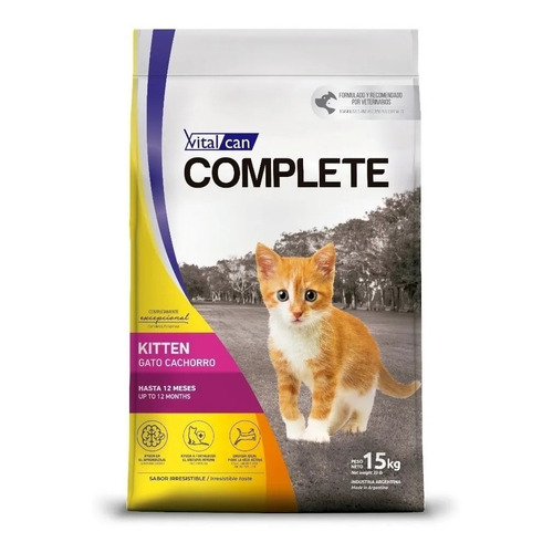 Alimento Vitalcan Complete Para Gato Cachorro en Bolsa De 15 kg