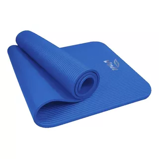 Tapete Yoga Pilates Ejercicio Voit Strap Antiderrapante Azul