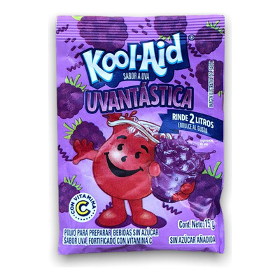 Kool Aid 20 Sobres Rinde 2lts Cada Uno  Con Vitamina C