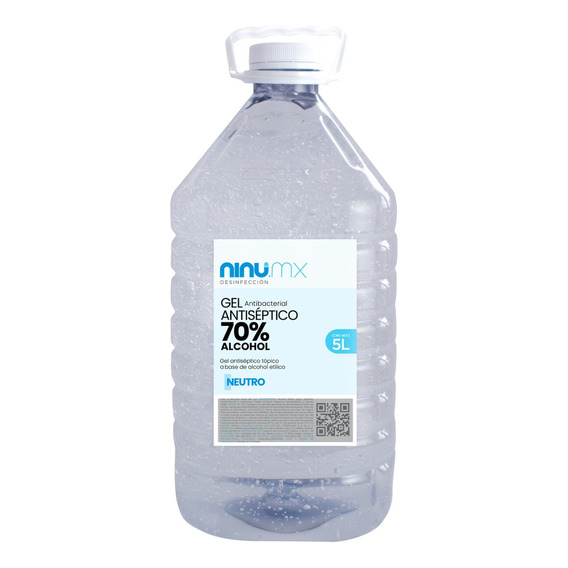 Gel Antibacterial 70 Alcohol Ninu 5 Litros Galon Sanitizante