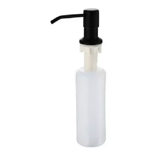 Dispenser Detergente Sabonete Liquido Embutir Preto Fosco
